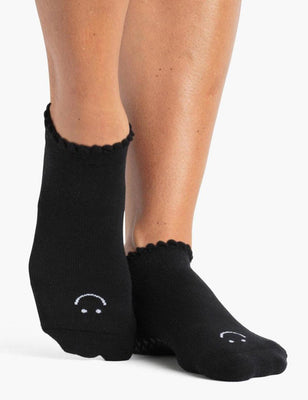 Happy Grip Sock - Black