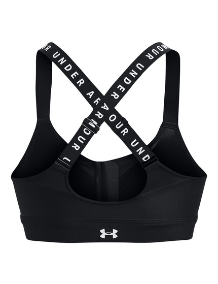 Under Armour Infinity High Zip Bra - Black/Whiteimages8- The Sports Edit