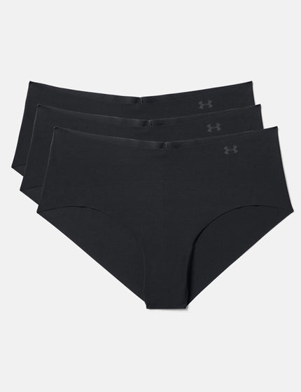 Under Armour Pure Stretch Hipster Underwear 3-Pack - Blackimages1- The Sports Edit
