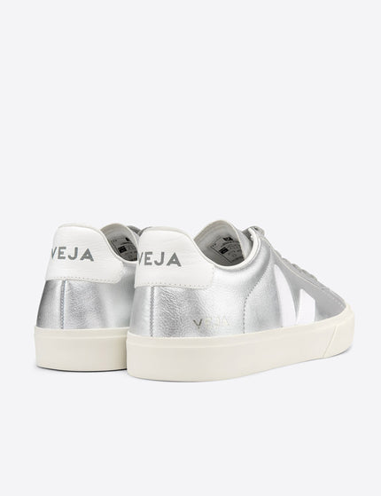 Veja Campo Leather - Silver White | Women'simages4- The Sports Edit