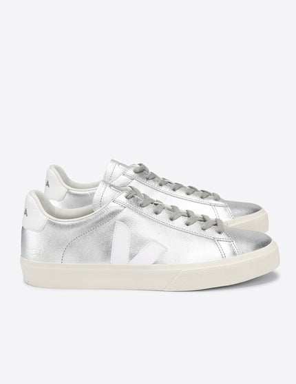 Veja Campo Leather - Silver White | Women'simages3- The Sports Edit